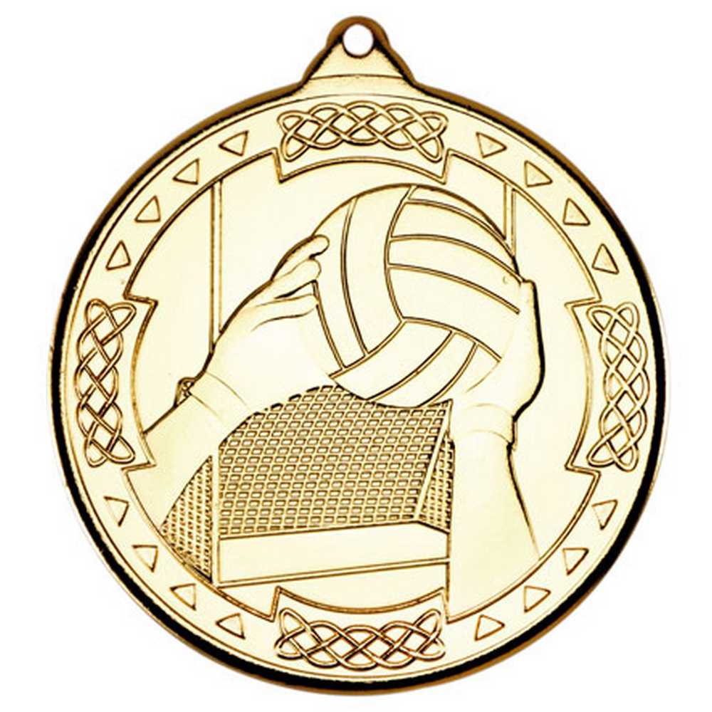 GAELIC FOOTBALL CELTIC MEDAL GOLD - 2in - Optimum Teamwear