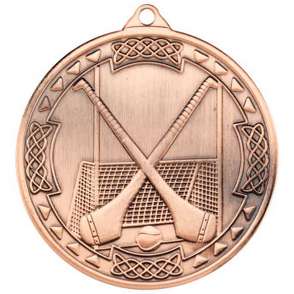 HURLING CELTIC MEDAL BRONZE - 2in - Optimum Teamwear