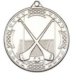 HURLING CELTIC MEDAL SILVER - 2in - Optimum Teamwear