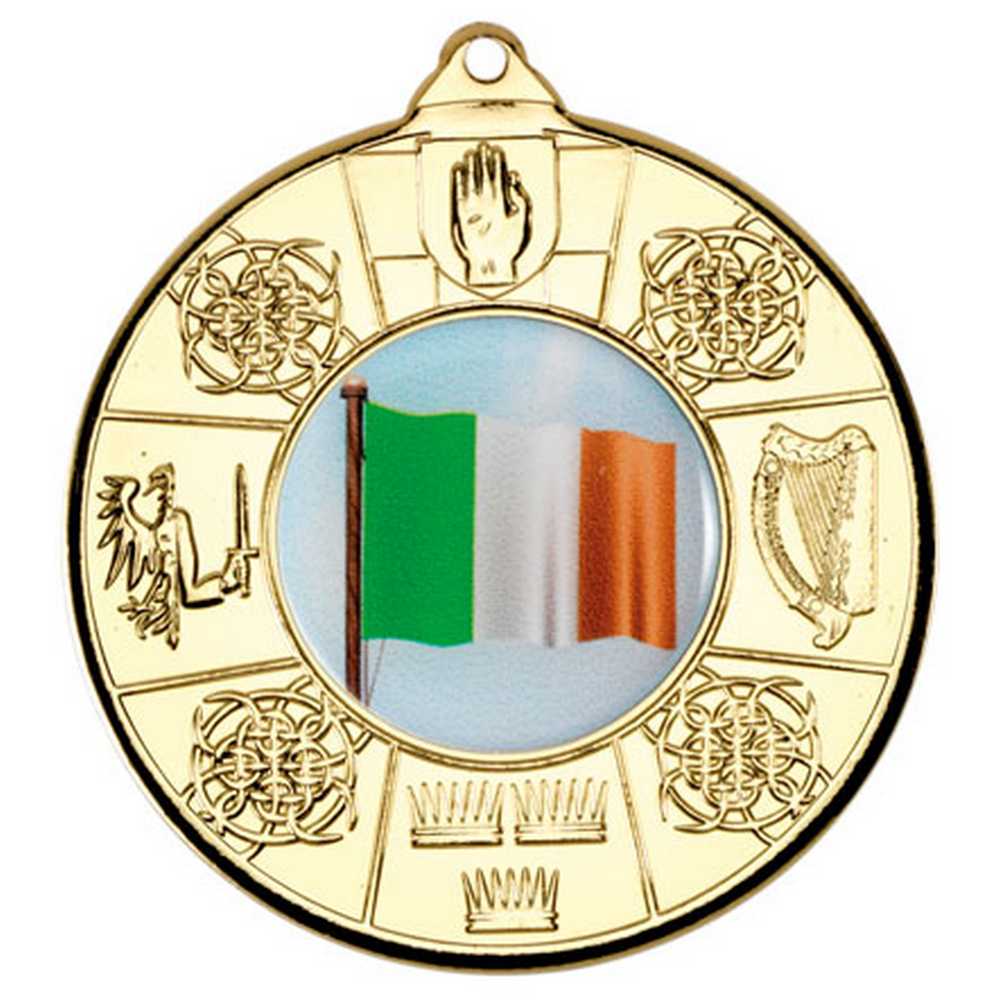 FOUR PROVINCES MEDAL (1in CENTRE) GOLD - 2in - Optimum Teamwear