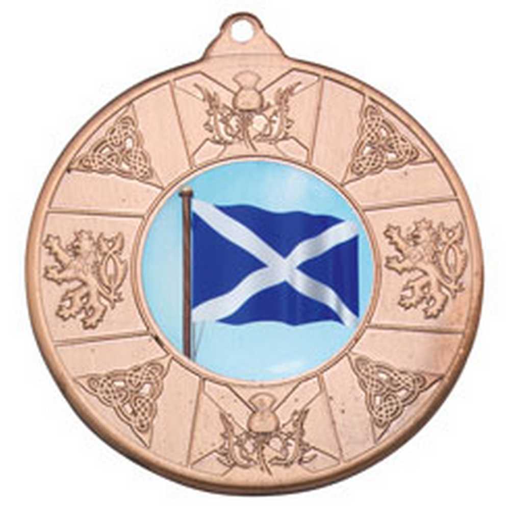SCOTLAND MEDAL (1in CENTRE) BRONZE - 2in - Optimum Teamwear