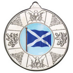 SCOTLAND MEDAL (1in CENTRE) SILVER - 2in - Optimum Teamwear