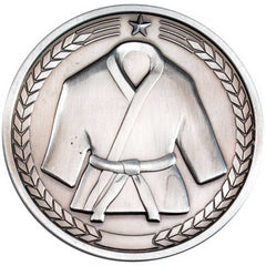 MARTIAL ARTS MEDALLION ANTIQUE SILVER - 2.75in - Optimum Teamwear