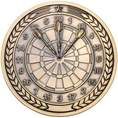 DARTS MEDALLION ANTIQUE GOLD - 2.75in - Optimum Teamwear