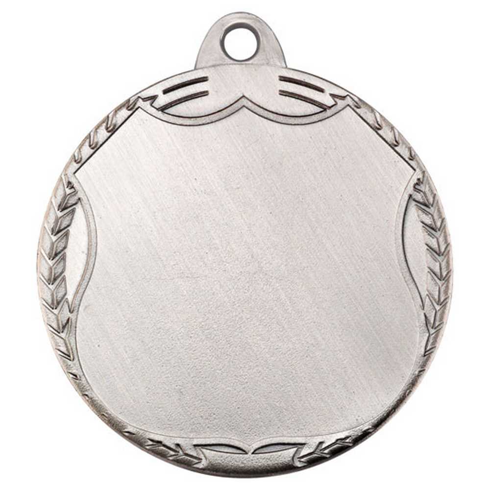 WREATH MEDAL (TAKES SP-SHIELD CENTRE) ANTIQUE SILVER - 2.75in - Optimum Teamwear