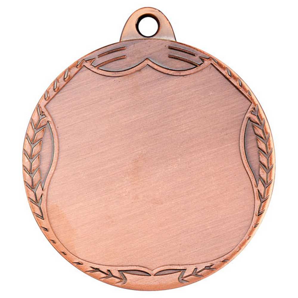 WREATH MEDAL (TAKES SP-SHIELD CENTRE) BRONZE - 2.75in - Optimum Teamwear