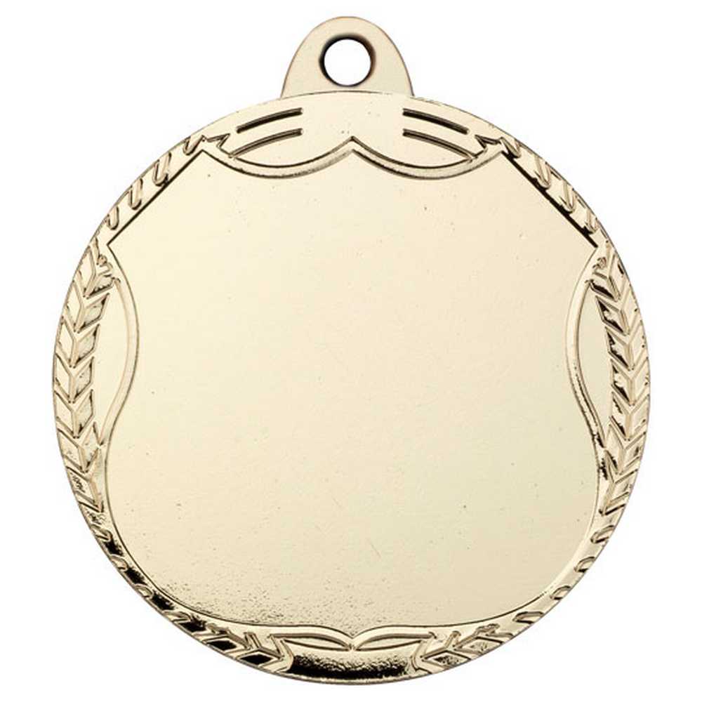 WREATH MEDAL (TAKES SP-SHIELD CENTRE) GOLD - 2.75in - Optimum Teamwear