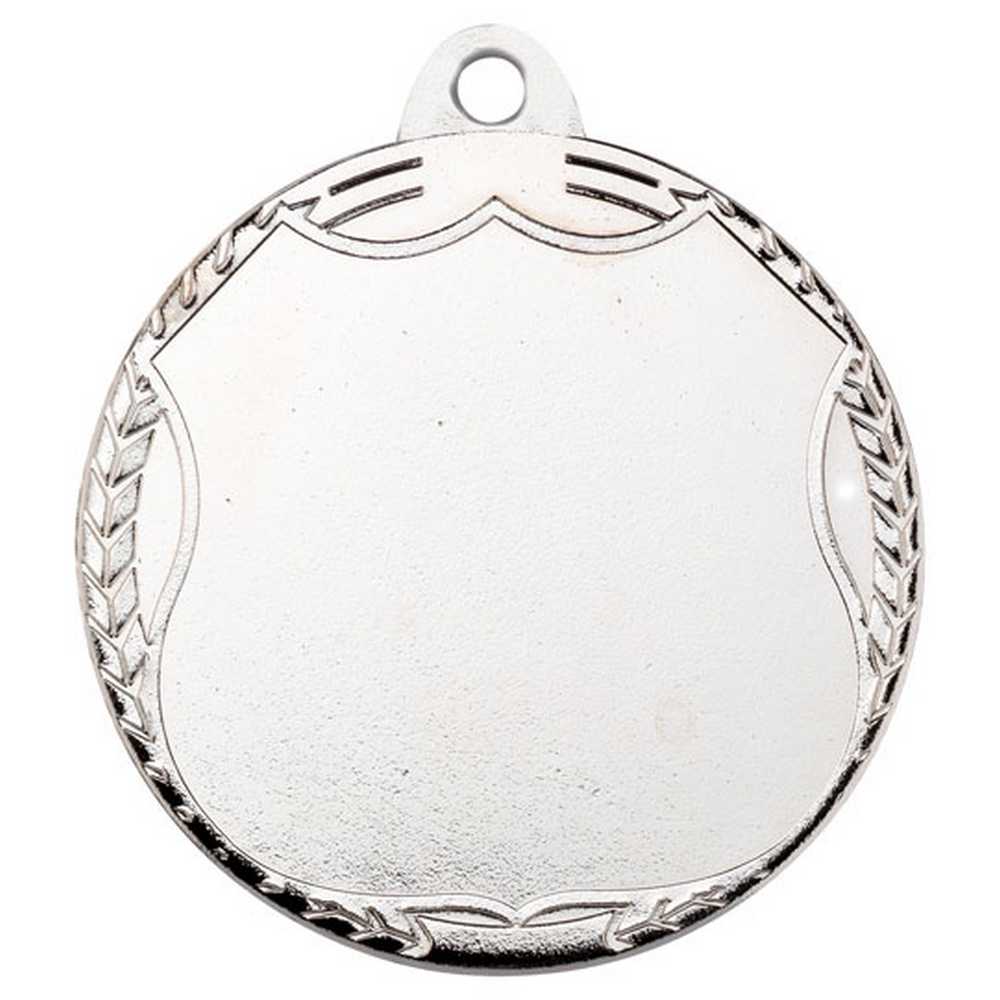 WREATH MEDAL (TAKES SP-SHIELD CENTRE) SILVER - 2.75in - Optimum Teamwear