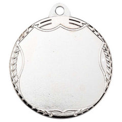 WREATH MEDAL (TAKES SP-SHIELD CENTRE) SILVER - 2.75in - Optimum Teamwear