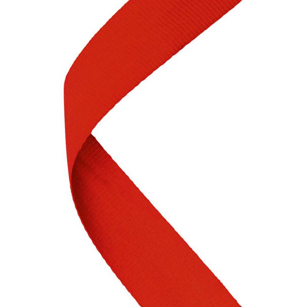 MEDAL RIBBON RED - 30 X 0.875in - Optimum Teamwear