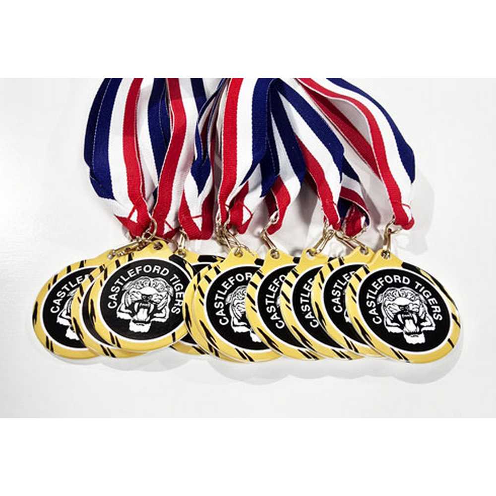 MEDAL RIBBON RED/WHITE/BLUE - 30 X 0.875in - Optimum Teamwear