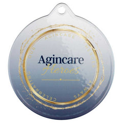 PLAIN WHITE ROUND MEDAL USED FOR SUBLIMATION - 2.75in - Optimum Teamwear