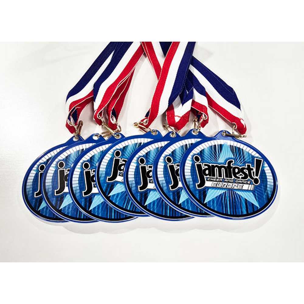 MEDAL RIBBON RED/WHITE/BLUE - 30 X 0.875in - Optimum Teamwear