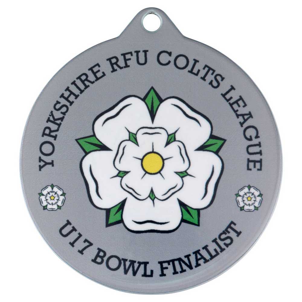 PLAIN WHITE ROUND MEDAL USED FOR SUBLIMATION - 2.75in - Optimum Teamwear