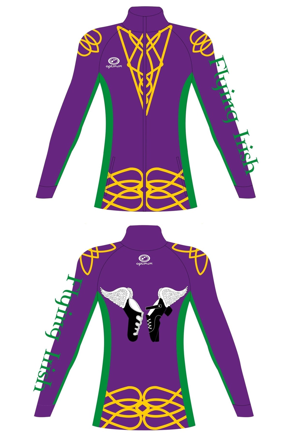 Flying Irish Tracksuit Top - Optimum Teamwear