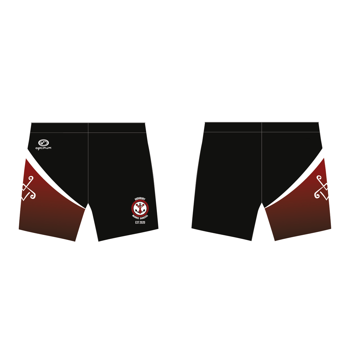 Highbury Morris Dancers Shorts Long Seam - Optimum Teamwear