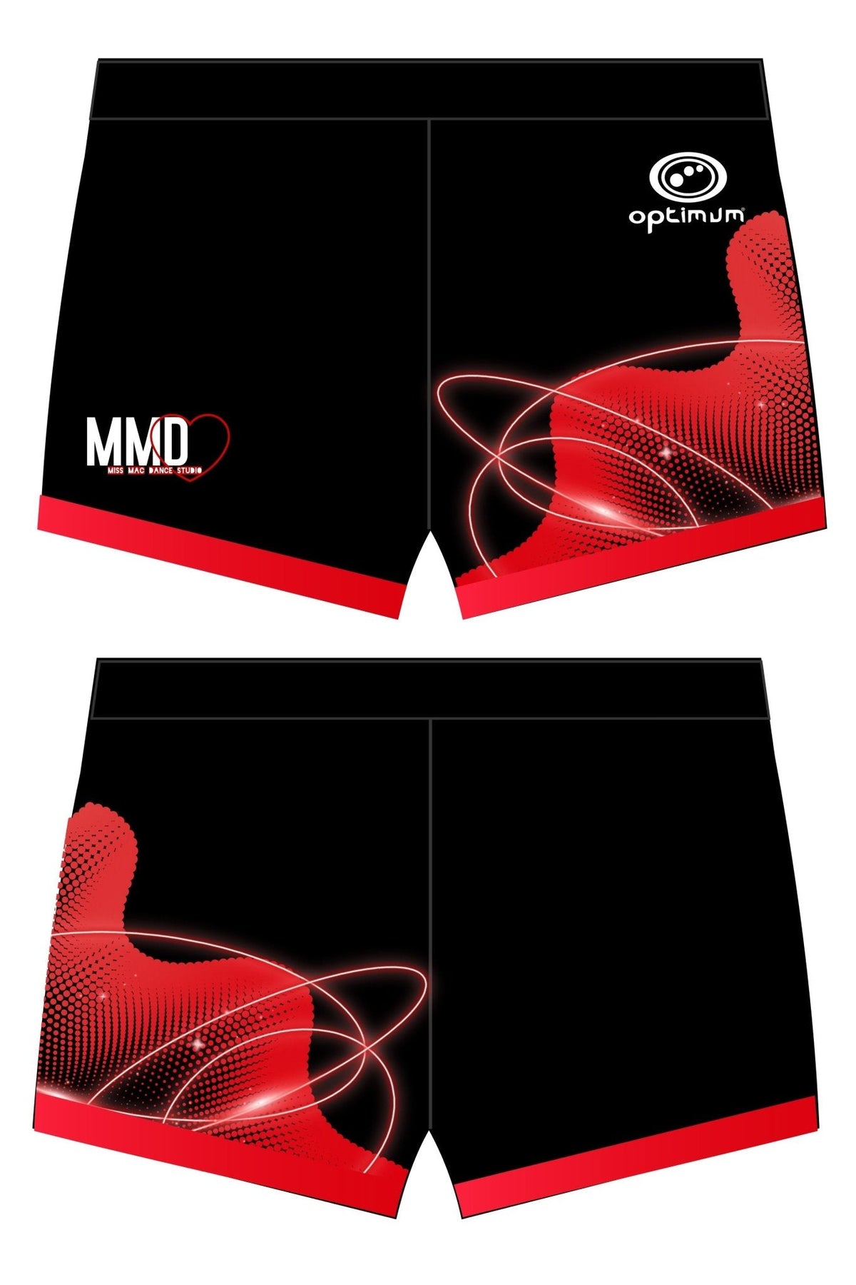 Miss Mac Dance Studio Shorts - Optimum Teamwear