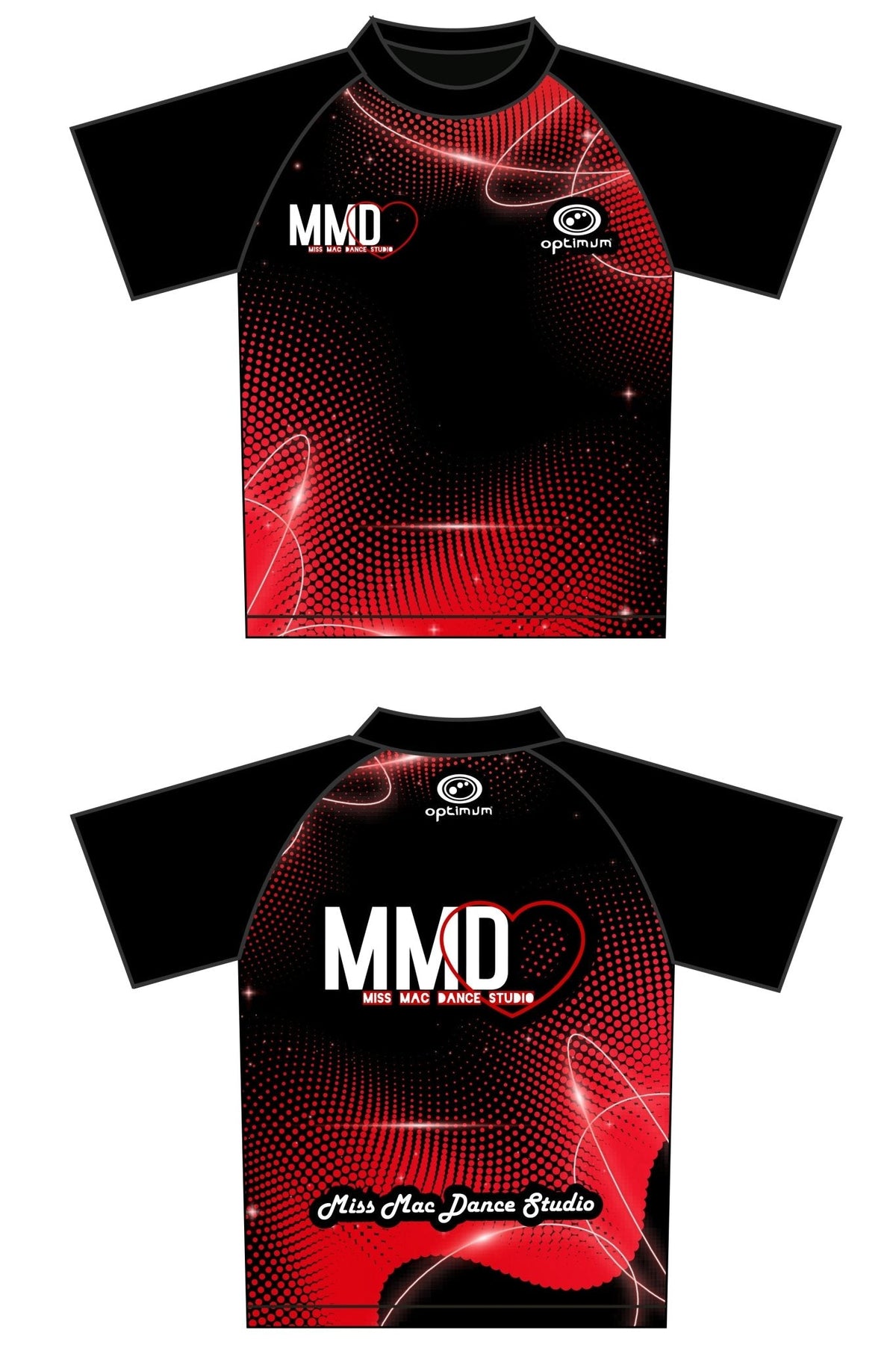 Miss Mac Dance Studio T-Shirt - Optimum Teamwear