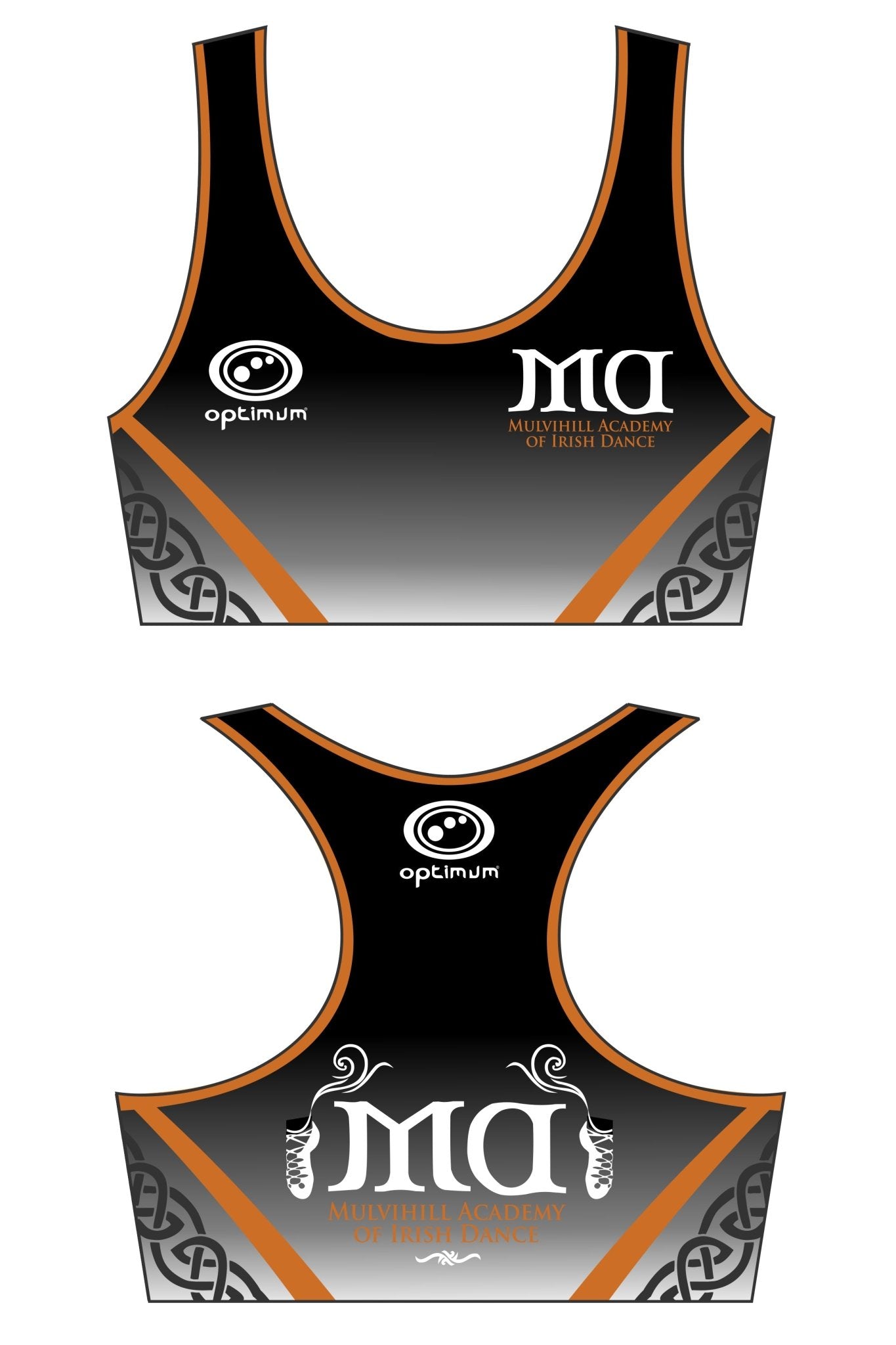 Mulvihill Academy Of Irish Dance Crop Top - Optimum Teamwear
