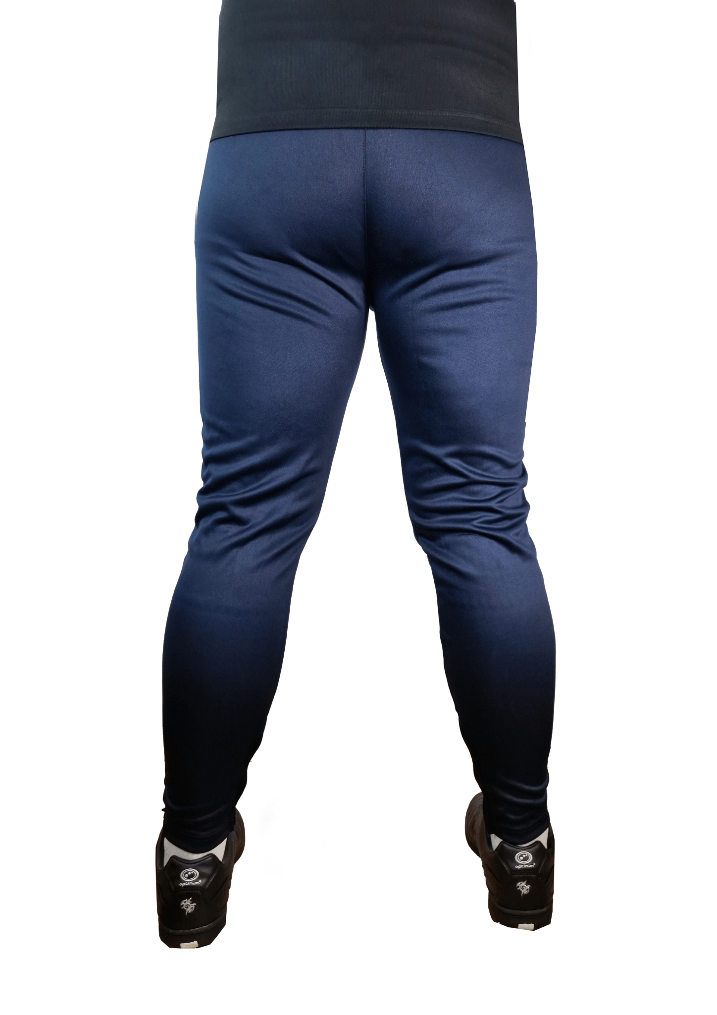 Optimum Tempo Skinny Tapered Tracksuit Bottoms Navy - Optimum Teamwear