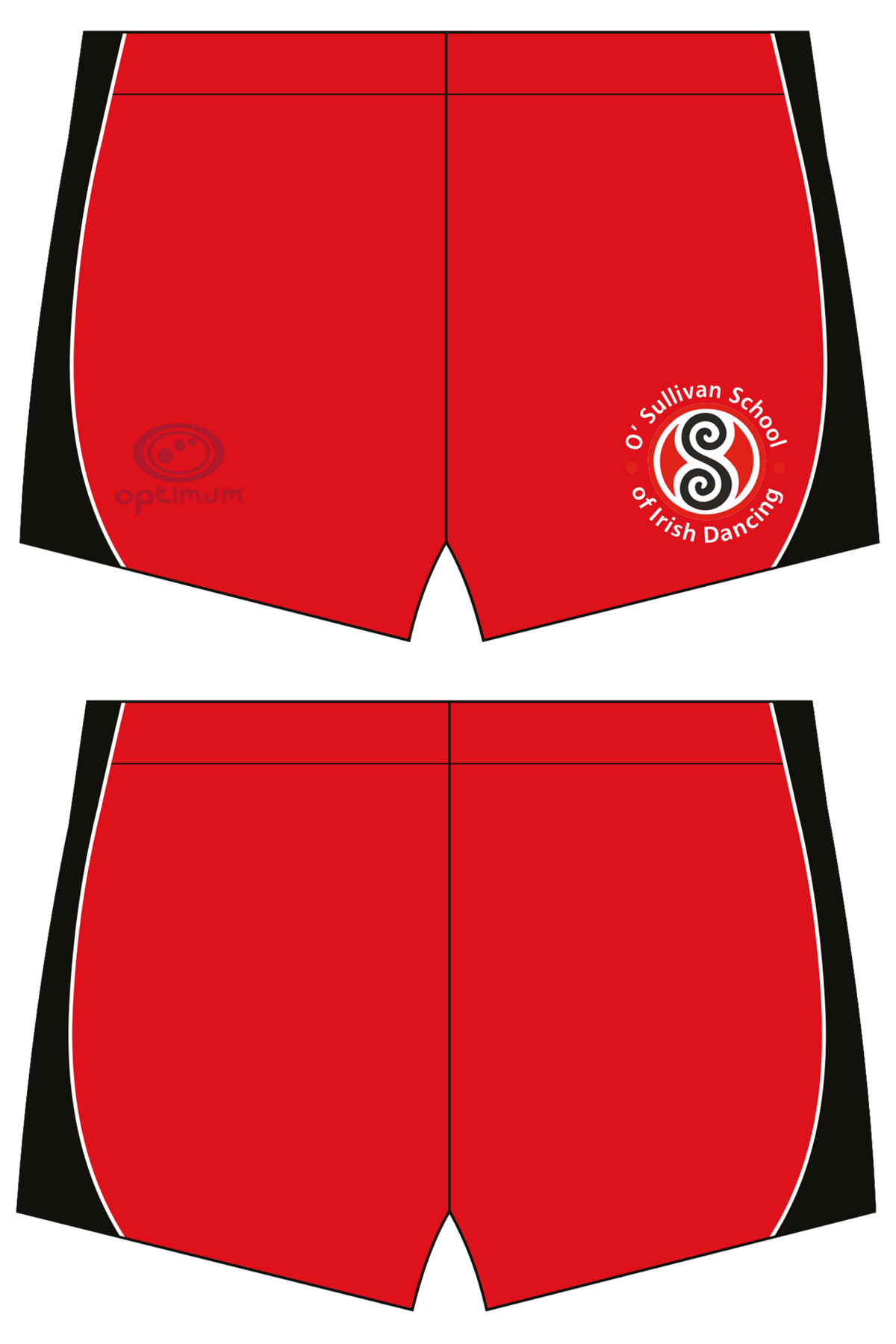 O'Sullivan Shorts Red - Optimum Teamwear