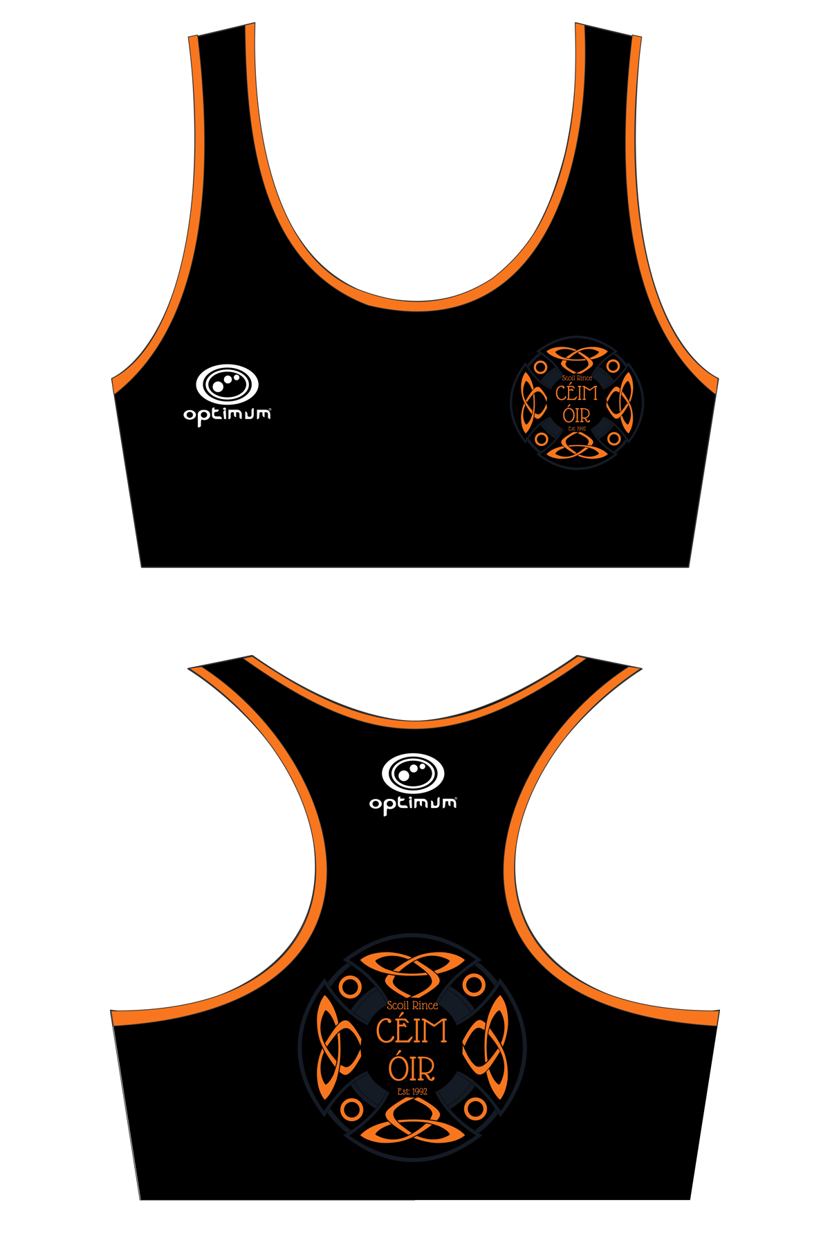 Scoil Rince Ceim Oir Crop Top - Optimum Teamwear