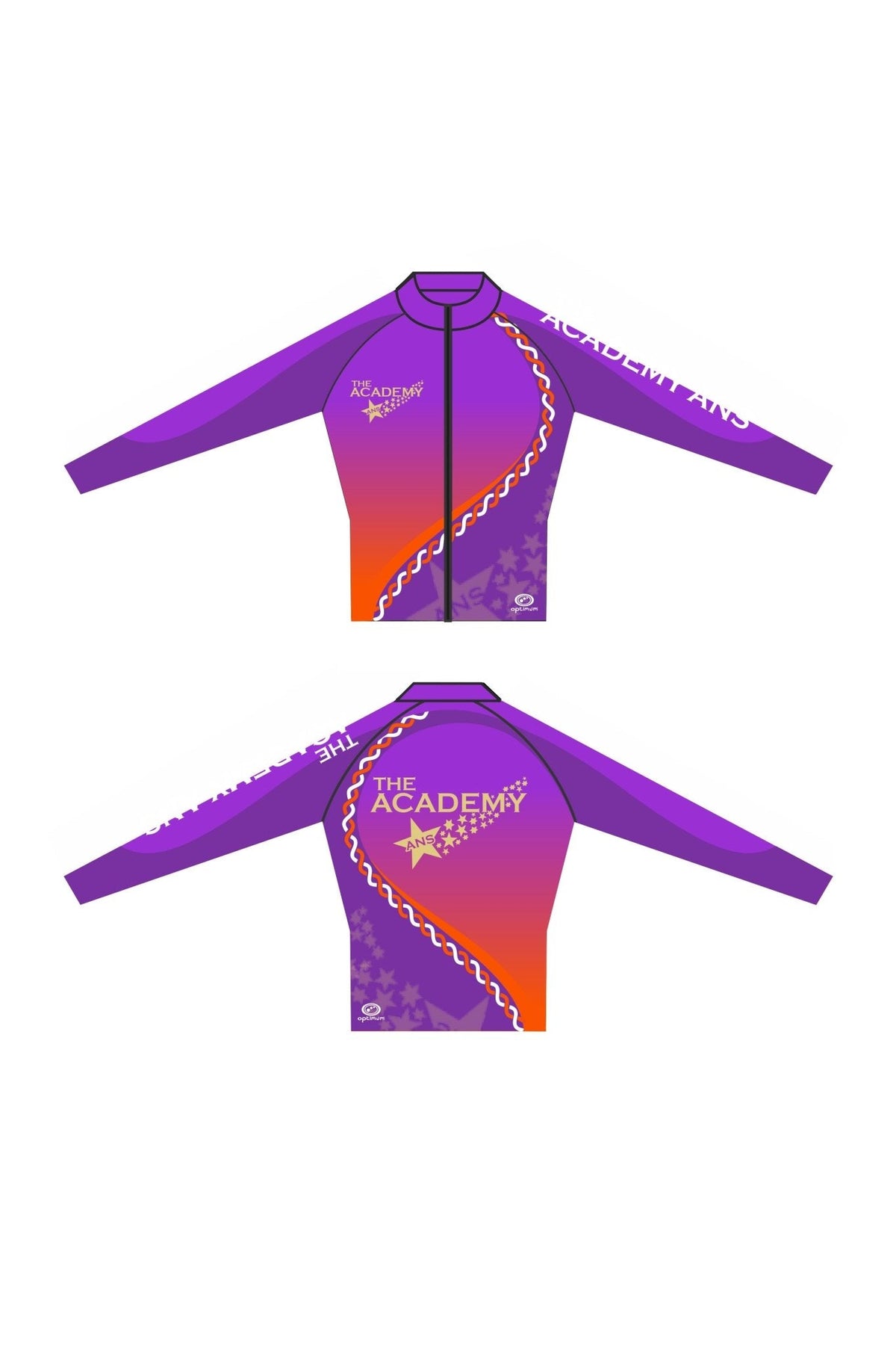The Academy ANS Tracksuit Top - Optimum Teamwear