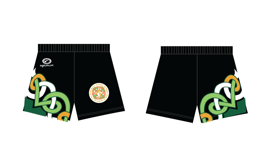 The Shamrock School Irish Dance loose fit shorts - Optimum Teamwear