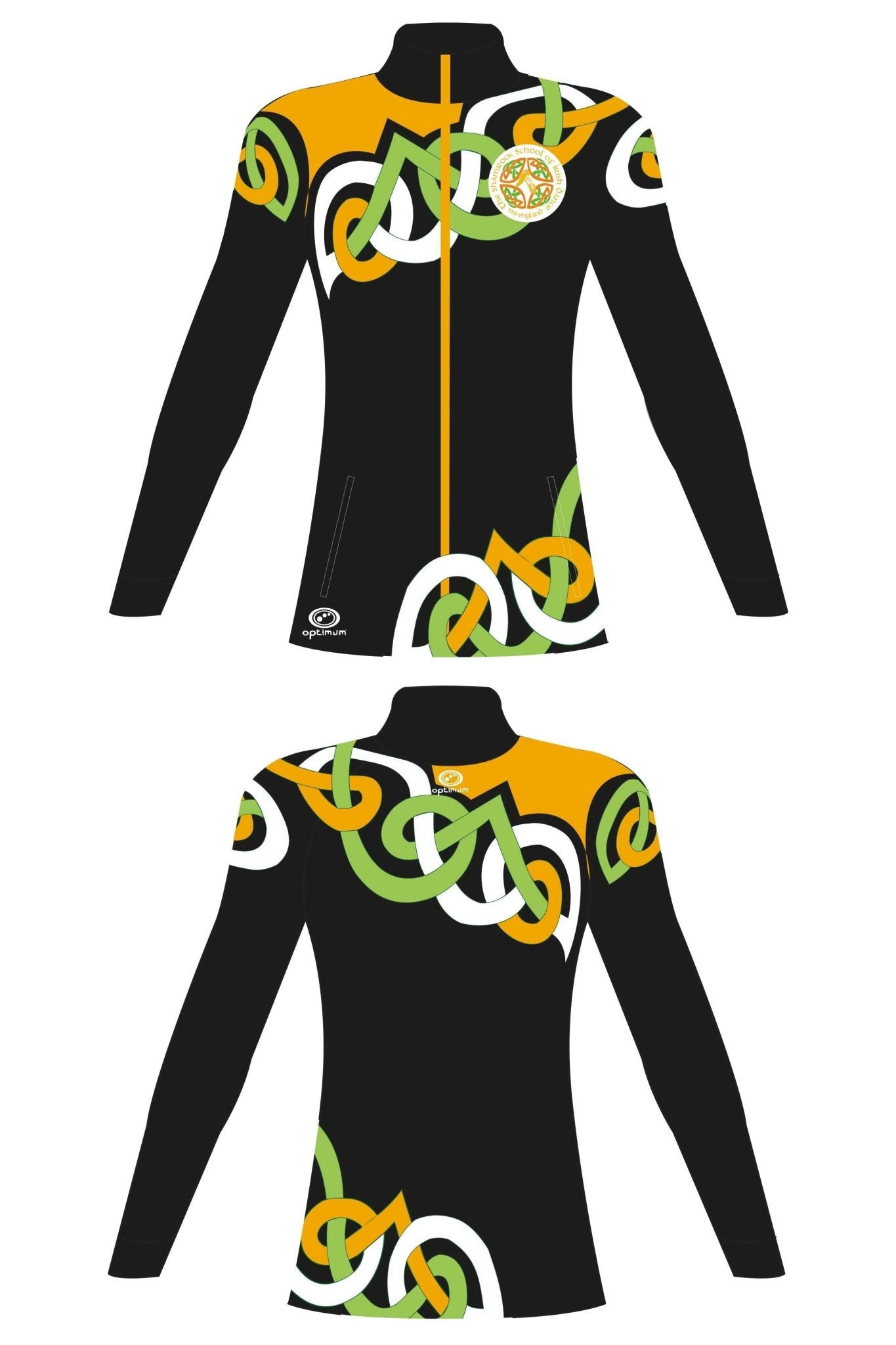The Shamrock School Irish Dance Tracksuit Top - Optimum Teamwear